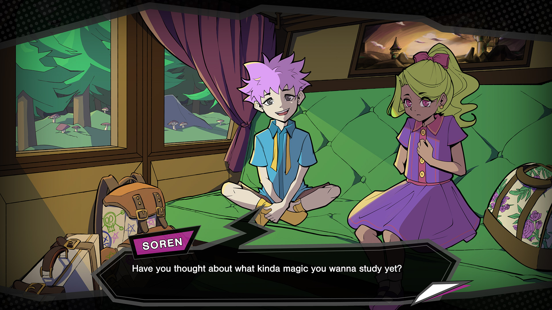 Nina and Soren as children